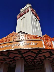 Merced Theatre tower.JPG