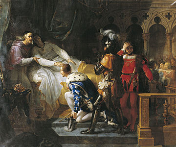 La Mort de Louis XII surnommé le Père du peuple, 1812, Toulouse, musée des Augustins.