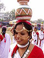 Female Nepali dancers.