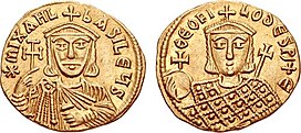 Michael II and Theophilos solidus.jpg