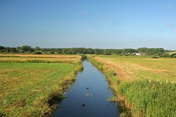 Czarna Woda Fluss in Mieroszyno