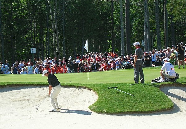 Mike Weir at the 2009 Telus World Skins Game, Lévis, Canada