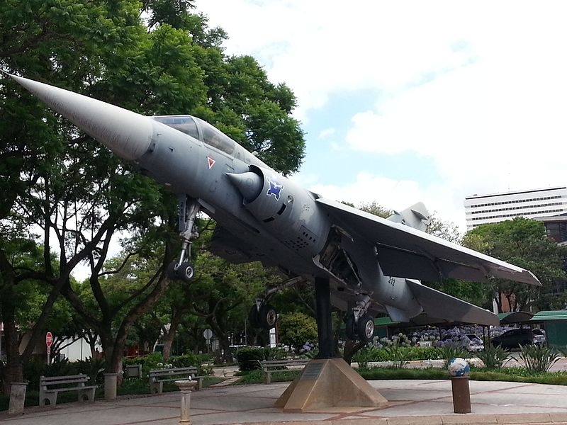 File:Mirage F1 on display University of Pretoria.jpg