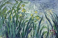 Yellow Irises and Malva Monet w1837.jpg