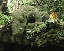 Statue d'un dragon du Komodo