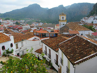 Montejaque Place in Andalusia, Spain