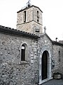 The church of Our Lady of the Plan dating from the 12th century (Entrance), December 2010.