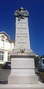 monument aux morts de Neyron