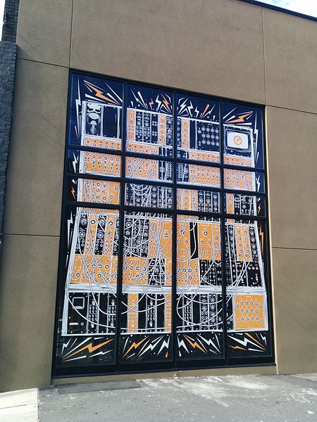 File:Moog Music building, 2014-10-13 - Moog modular on other side.jpg