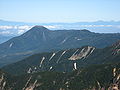 赤岳より望む蓼科山