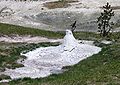Mud cone in West Thumb Geyser Basin