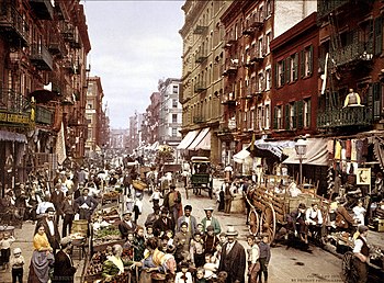 Mulberry Street, Manhattan, 1900