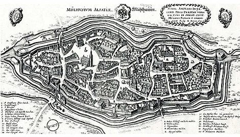 Mulhouse 1642, Merian Map