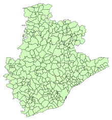 División en municipios de la provincia