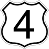 National Highway 4 Schild