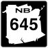 Route 645 shield