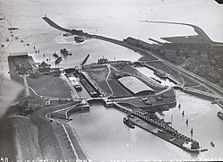Aerial photograph of Hansweert