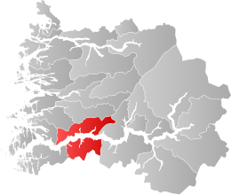 Høyanger - Carte