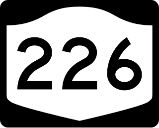 <span class="mw-page-title-main">New York State Route 226</span> State highway in New York, United States