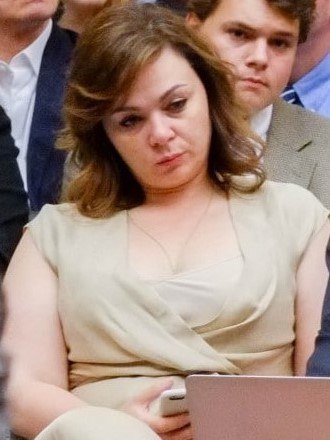 Veselnitskaya attends a House Foreign Affairs Committee hearing on Russia in 2016.