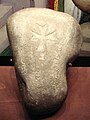 इसिक कुल के पास खुदाई में मिला सन् १३१२ का एक कब्र का पत्थर जिसमें उईग़ुर भाषा में लिखा है
