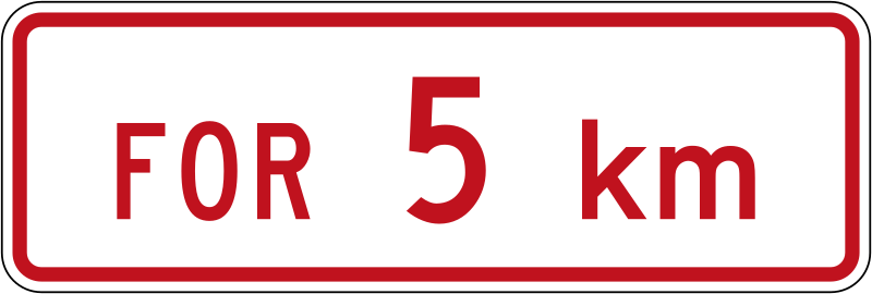 File:New Zealand road sign R6-10.2 (5 km).svg