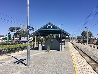 North Fremantle Station, Western Australia, March 2022 04.jpg