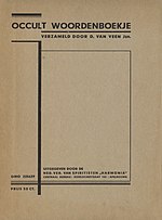 Thumbnail for File:Occult woordenboekje (Van Veen 1937) front cover.jpg