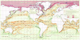 Схема морских течений Земли