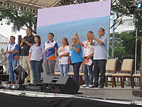 Cecilia Araneta-Marcos at Marikina Sports Center Official handover turnover of Palarong Pambansa Flag (Rizal, Metro Manila; 2023-08-05) E911a 10.jpg