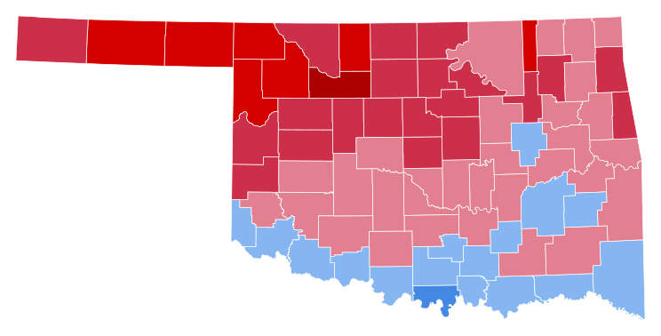 File:Oklahoma Presidential Election Results 1960.svg