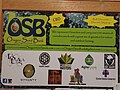 Bulletin board with Oregon Seed Bank offering cannabis seeds