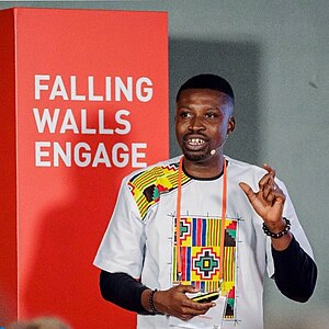 Otuo-Akyampong Boakye at Falling Walls Summit