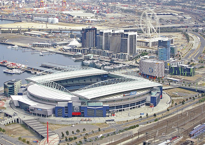 File:Overlooking the Telstra Dome.jpg