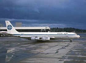 N446PA, l'avion impliqué dans l'accident, ici à l'aéroport international de Seattle-Tacoma quelques jours avant le crash.