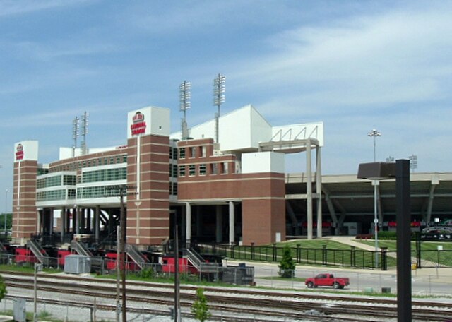 Entrance to the stadium in 2006