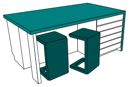 Partial bar island