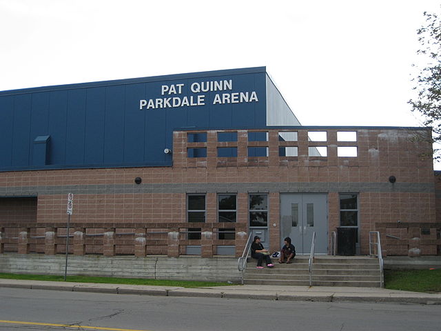 The Pat Quinn Parkdale Arena was named in Quinn's honour in June 2005