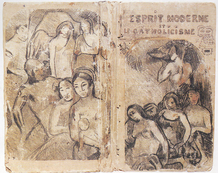 File:Paul Gauguin - L'Esprit Moderne et le Catholicisme - F 82a, F 82b.jpg
