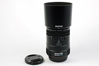 <span class="mw-page-title-main">Pentax D FA 100mm WR lens</span>