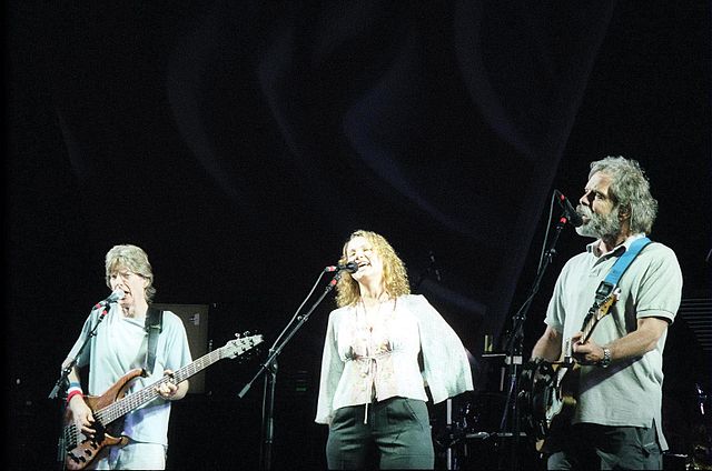 Phil Lesh, Osborne, and Bob Weir playing in Virginia Beach, Virginia, June 17, 2003