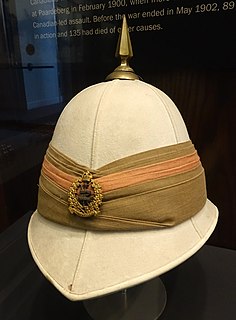Pith helmet Lightweight cloth-covered helmet