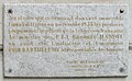 Plaque commémorative.