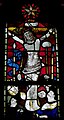 Église Saint-Cuffan : vitrail "Crucifixion".