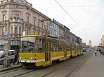 Plzen, U Prace, tram KT8D5.jpg