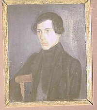 Портрет Алексея Бакунина с акварели Александра Бакунина, 1840е