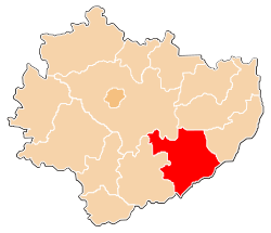 Location within the voivodeship