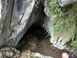 Ingången till grottan