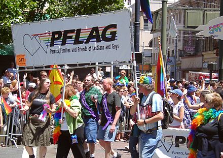 PFLAG contingent at San Francisco Pride 2004