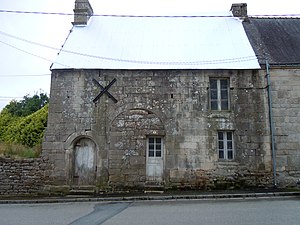 Façade nord avant restauration en 2011.